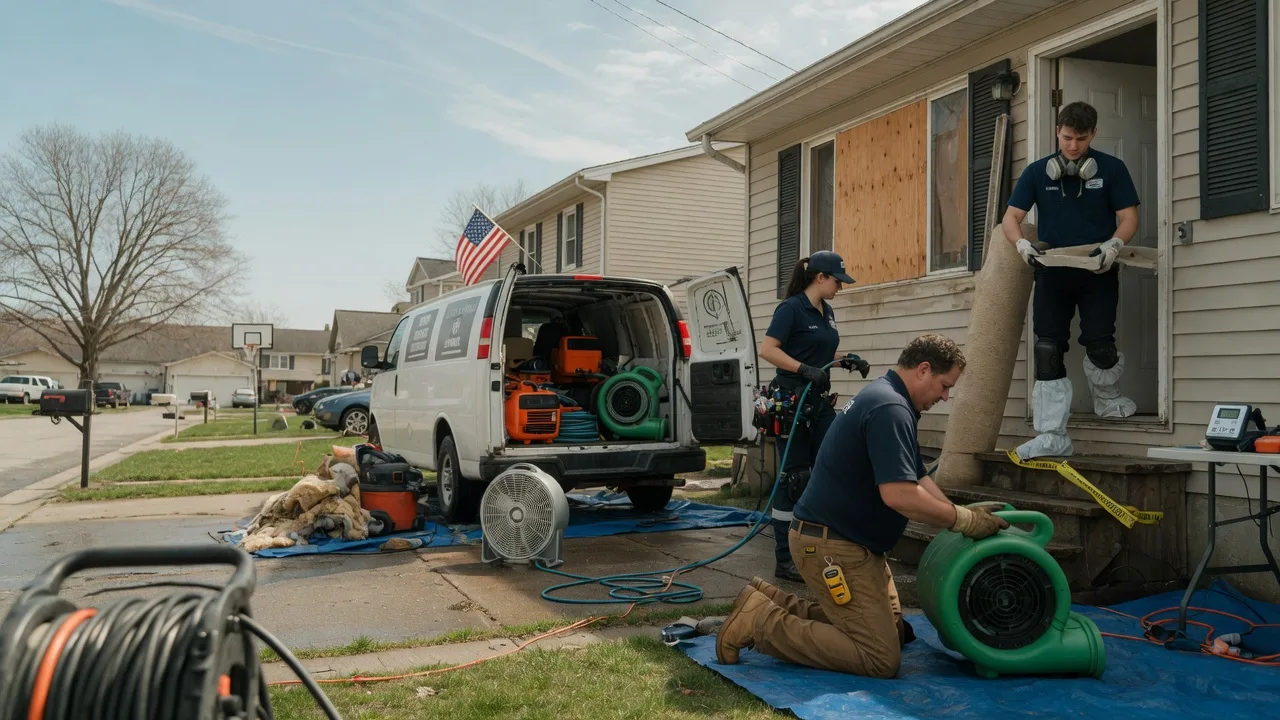 Water Damage Restoration in Doylestown, OH near me